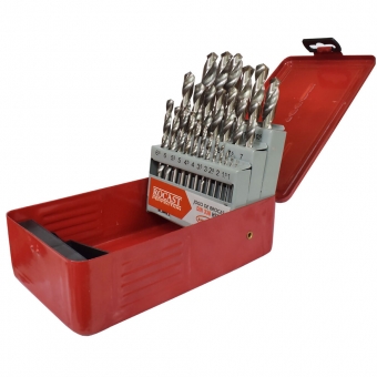 Jogo de Brocas Para Ferro 25 peças