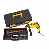 Kit Furadeira de Impacto 1/2Pol 700W C/ 3 Brocas P/ Concreto