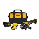 Esmerilhadeira Angular 4-1/2 - 5 Pol. Brushless 20v MAX com 2 Baterias 5Ah Carregador Bivolt