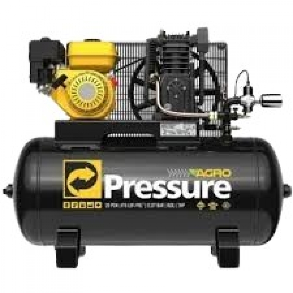 Compressor 20pcm 160L Com Gasolina Pressure
