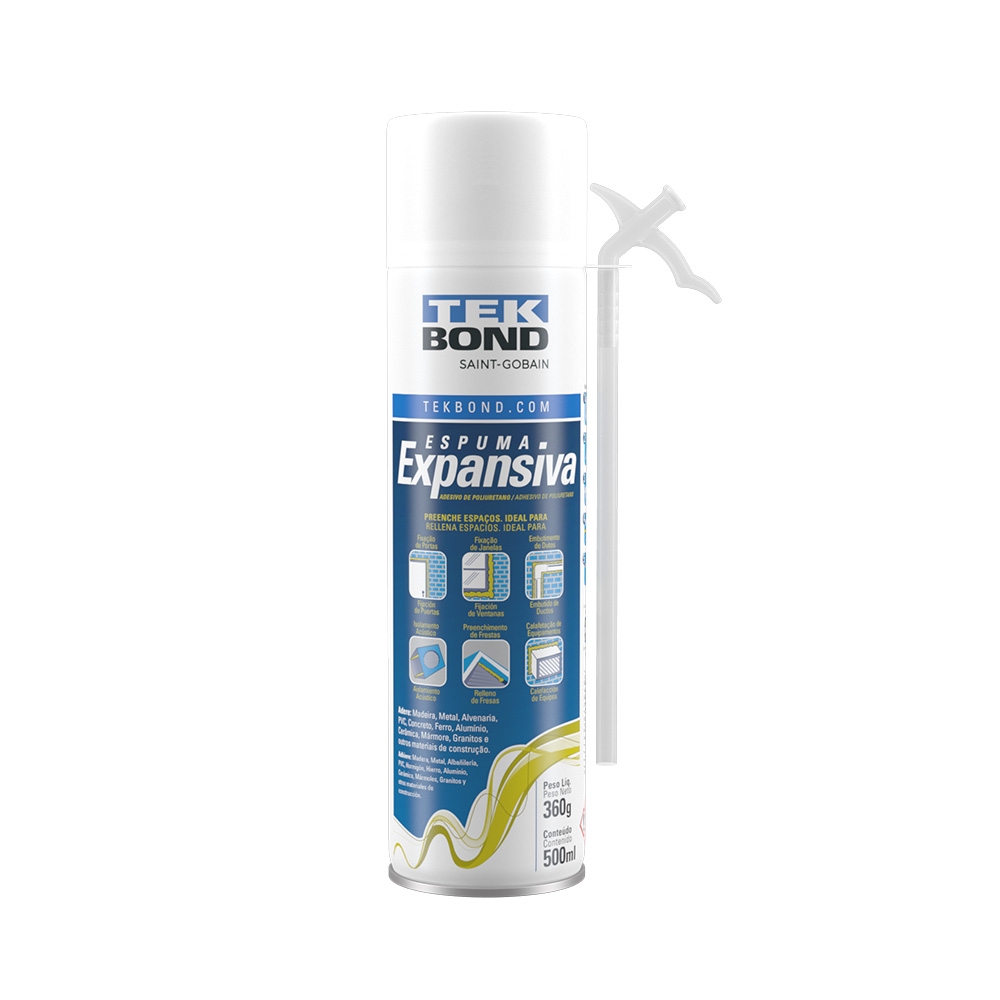 Espuma Expansiva de Poliuretano 360g - TEKBOND