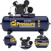 Compressor Super Ar 20Pcm 200L 5HP 175 PSI Trifásico 220/380V Pressure