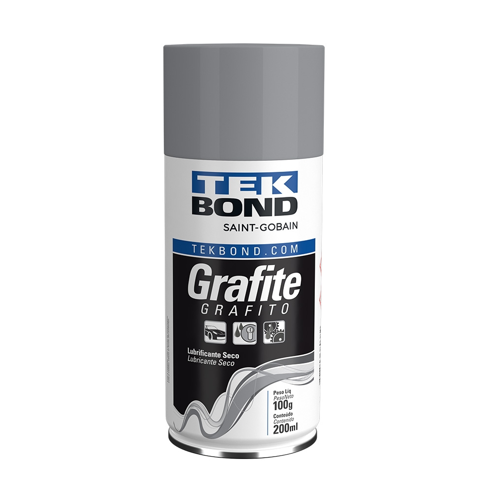 TekSpray Grafite Lubrificante Seco 200ml - TEKBOND