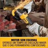 Esmerilhadeira 4.1/2 Pol. 20V MAX 10000 RPM DEWALT-DCG413B-B2