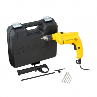 Furadeira de Impacto 1/2Pol. 600W C/Maleta e 5 Brocas de Alvenaria