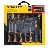 Jogo De Chaves Stanley 49 Peças Com Bolsa - STHT70887M