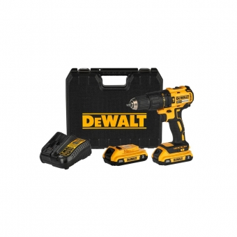 Parafusadeira Furadeira de Impacto Brushless 1/2 Pol. com 2 Baterias 20V Li-Ion Carregador Bivolt e Maleta DEWALT-DCD7781D2-BR
