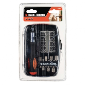 Kit Chave Catraca 40 Peças - Black Decker