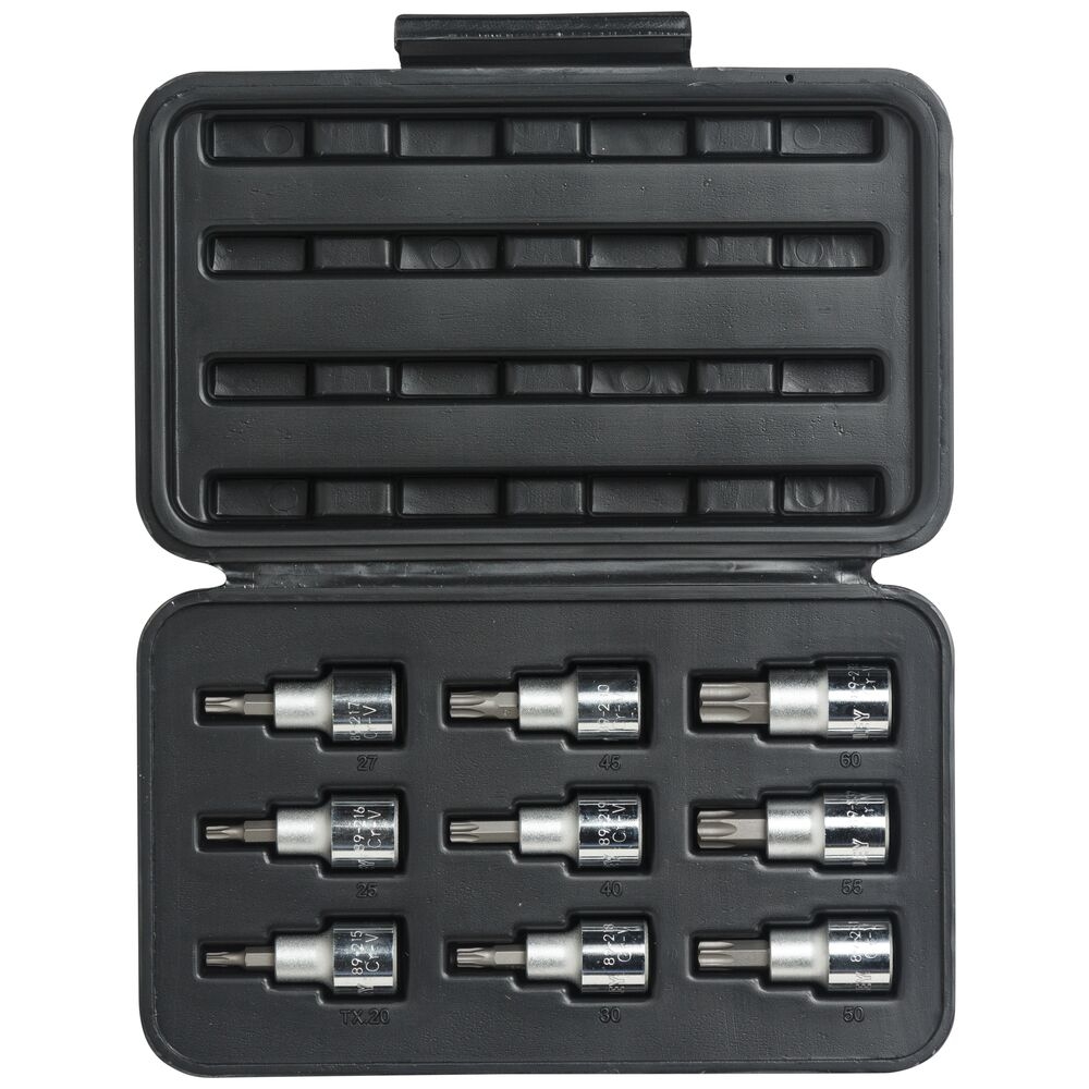 JOGO DE OQUETE TORX 1/2 (9PÇS) CRV STANLEY 89-098