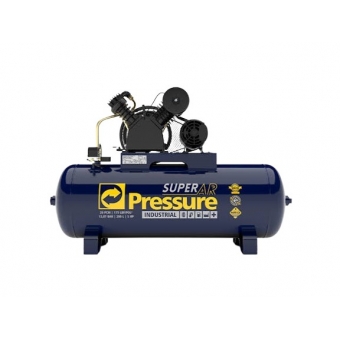 Compressor Super Ar 20PCM 200L 5HP 175 PSI Trifásico 220/380V Pressure